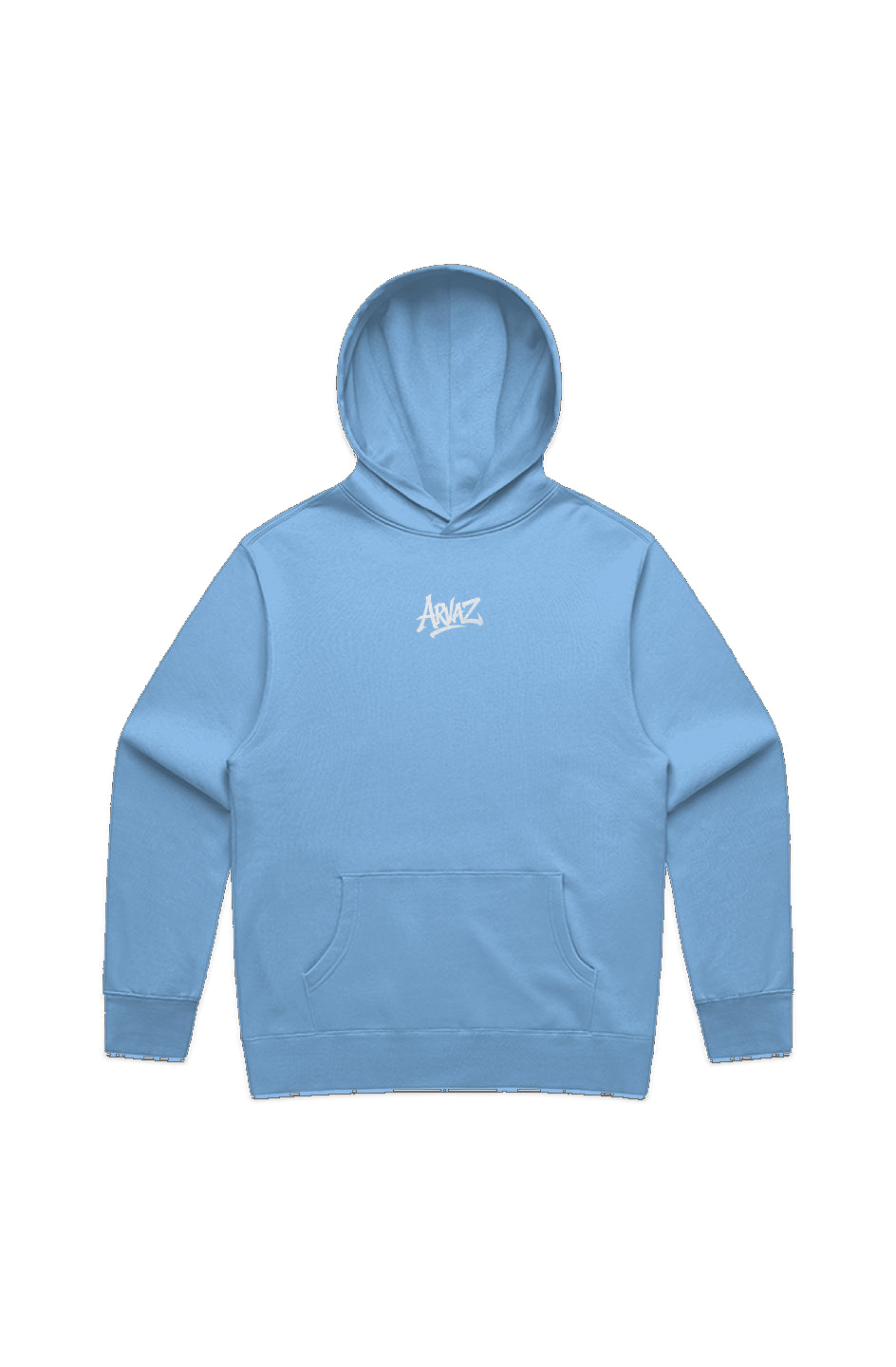 Relaxed Street Hoodie – Sky, Forest & Bone Tones