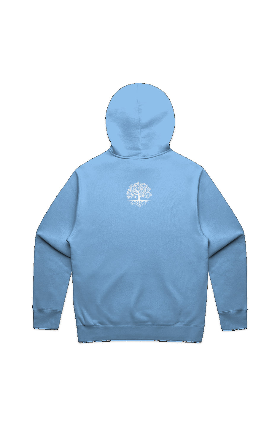 Relaxed Street Hoodie – Sky, Forest & Bone Tones