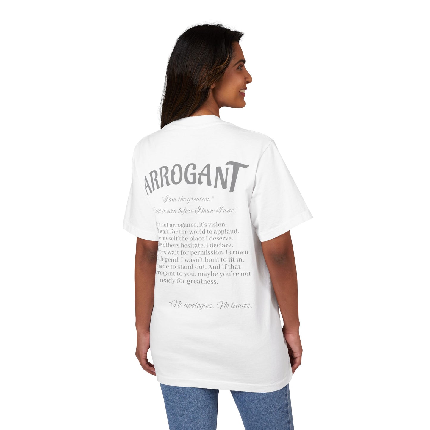 "Arrogant" - Casual Streetwear, Graphic Tee, Summer