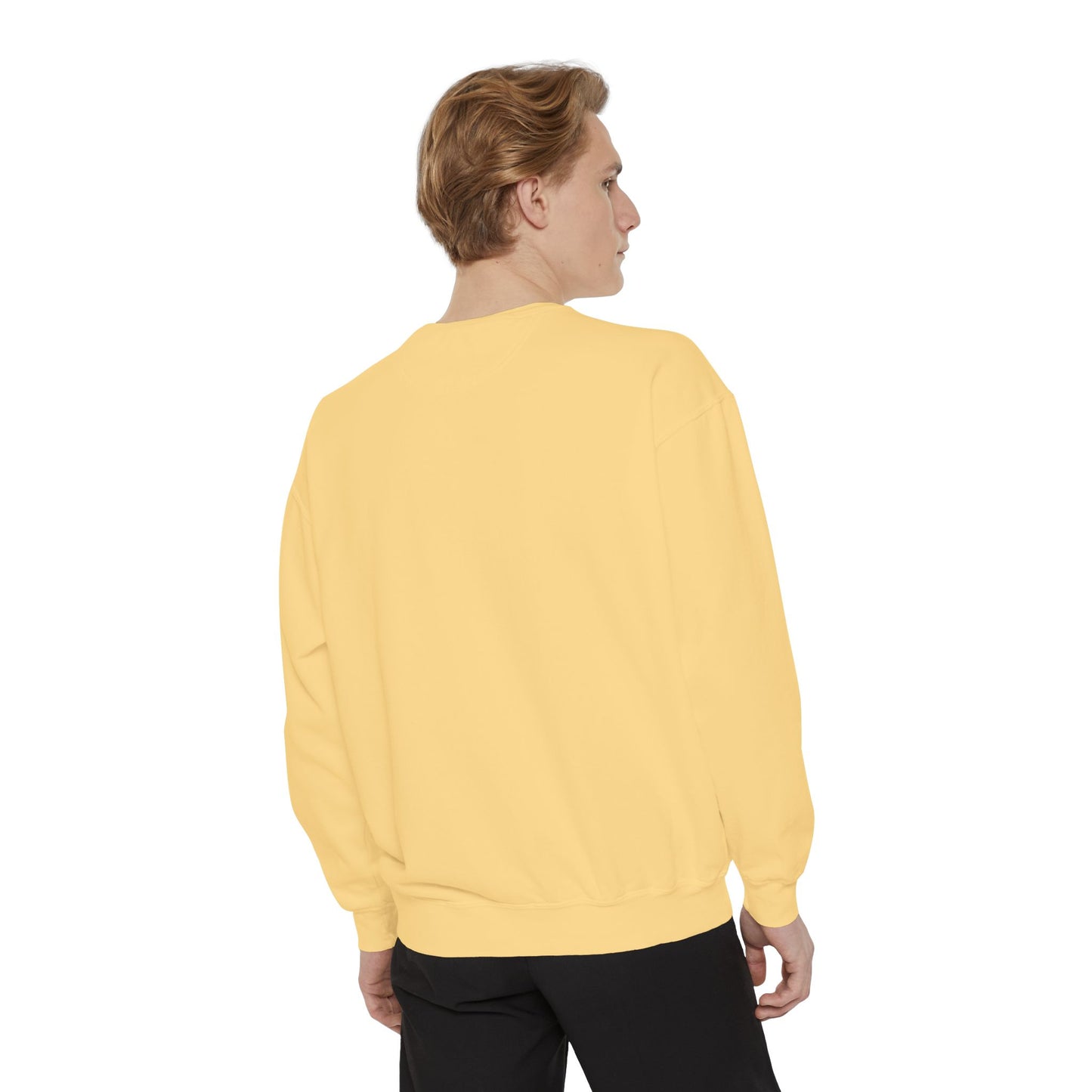 Relaxed Fit Garment-Dyed Sweatshirt – Unisex Casual Style