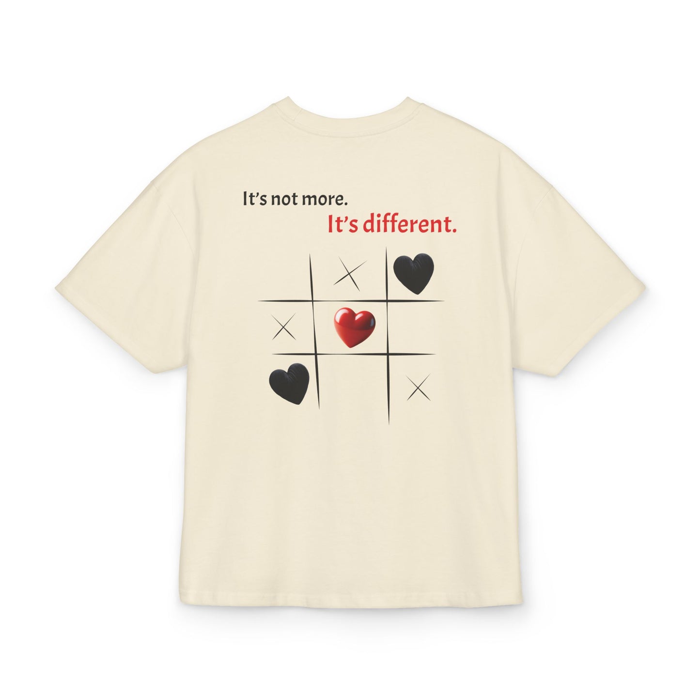 "Heart" Box Tee - Unisex Heavy Cotton Tee, Vintage Graphic Shirt, Cool Casual Wear, Unique Gift, Streetwear Style