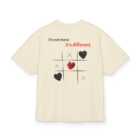 "Heart" Box Tee - Unisex Heavy Cotton Tee, Vintage Graphic Shirt, Cool Casual Wear, Unique Gift, Streetwear Style