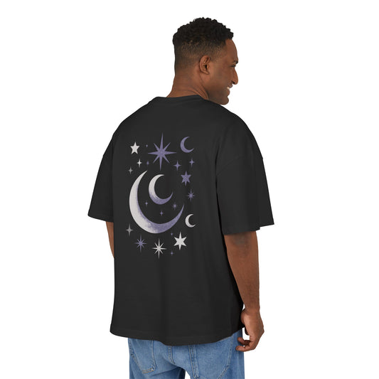 Celestial Graphic Box Tee - Unisex, Starry Night T-Shirt, Astrology Gift, Cozy Casual Wear, Perfect for Starlit Events
