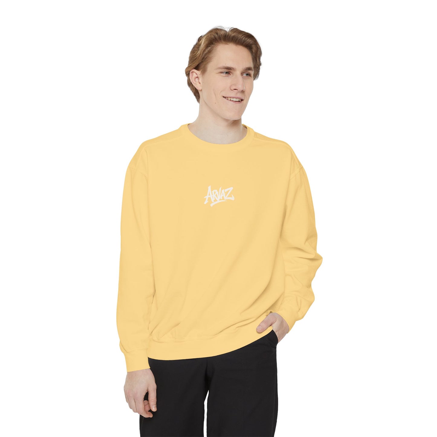 Relaxed Fit Garment-Dyed Sweatshirt – Unisex Casual Style
