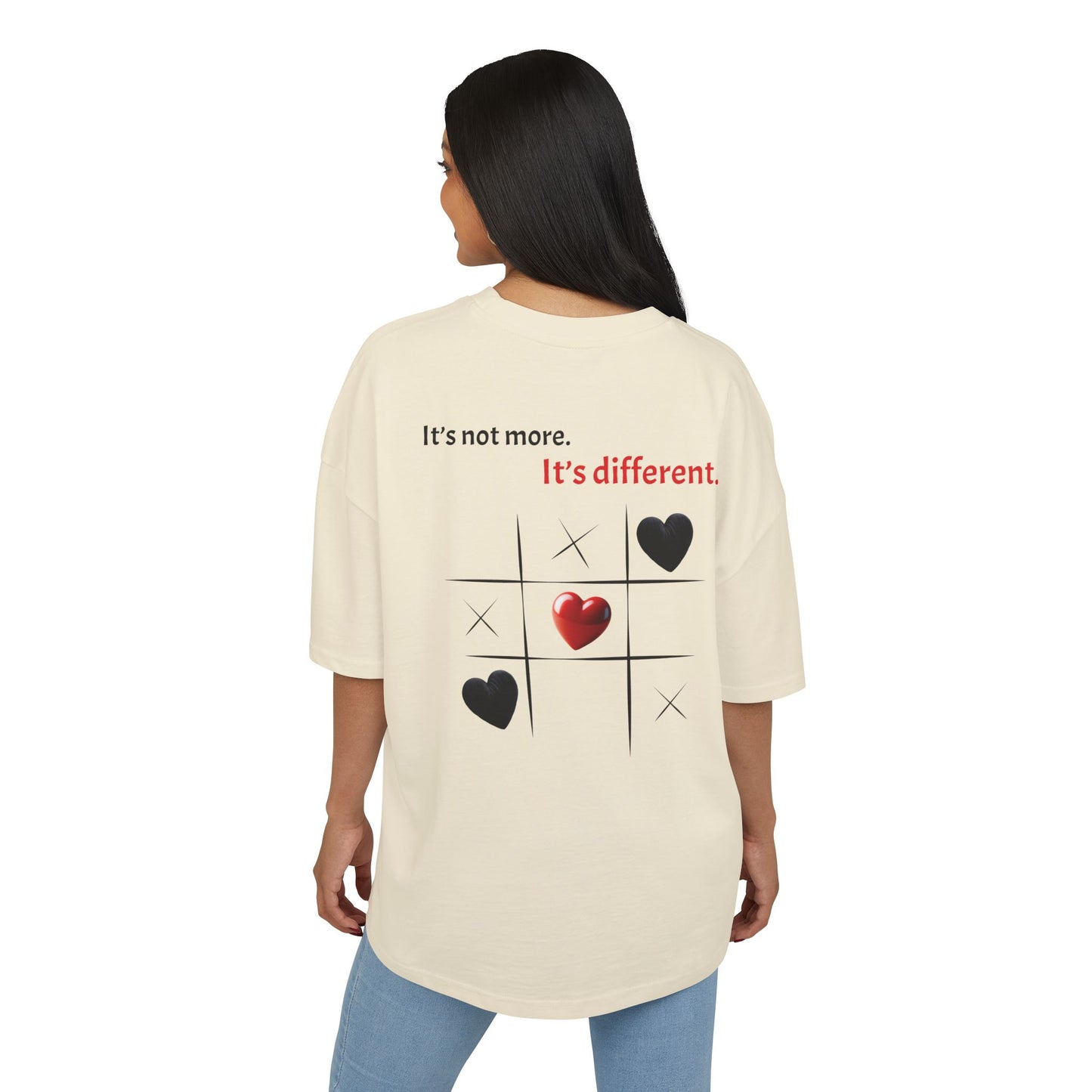 "Heart" Box Tee - Unisex Heavy Cotton Tee, Vintage Graphic Shirt, Cool Casual Wear, Unique Gift, Streetwear Style
