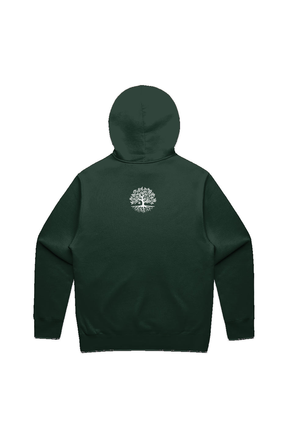 Relaxed Street Hoodie – Sky, Forest & Bone Tones