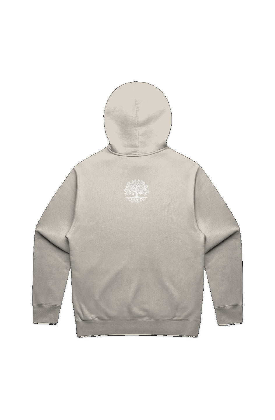 Relaxed Street Hoodie – Sky, Forest & Bone Tones